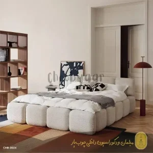 تخت خواب دو نفره تدی مدل پازلی