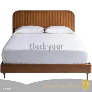 تخت خواب دو نفره چوبی مدل چای 200×160 سانتیمتر