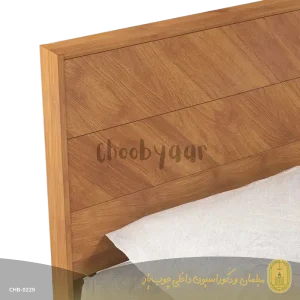 تخت خواب دو نفره چوبی مدل ایوانا 200×160 سانتیمتر