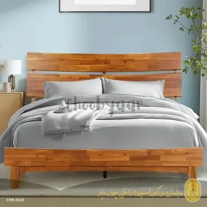 تخت خواب دو نفره چوبی مدل کالیا 200×160 سانتیمتر
