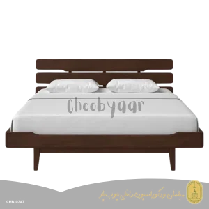 تخت خواب دو نفره چوبی مدل لوانا 200×160 سانتیمتر