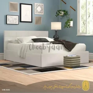 تخت خواب دو نفره مدل لئو 200×160 سانتیمتر