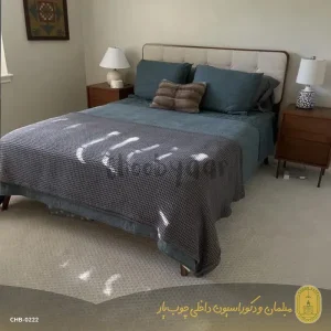 تخت خواب چوبی مدل نیلای دو نفره 200×160 سانتیمتر