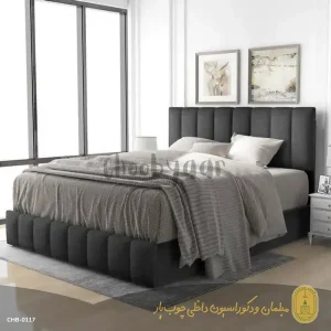تخت خواب دو نفره مدل نورا 200×160 سانتیمتر
