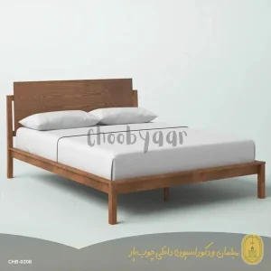 تخت خواب چوبی مدل راحیل دو نفره 200×160 سانتیمتر