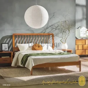 تخت خواب چوبی مدل ربکا دو نفره 200×160 سانتیمتر