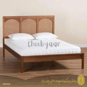 تخت خواب چوبی مدل سالومه دو نفره 200×160 سانتیمتر