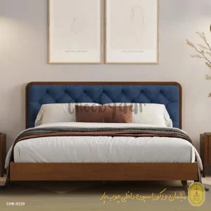 تخت خواب چوبی مدل شایلین دو نفره 200×160 سانتیمتر