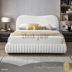 تخت خواب دو نفره تدی مدل موج شیاری